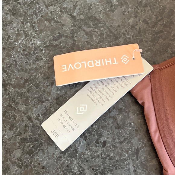 Thirdlove Classic T Shirt Bra 36E Brown Unlined Full Coverage - Picture 2 of 4